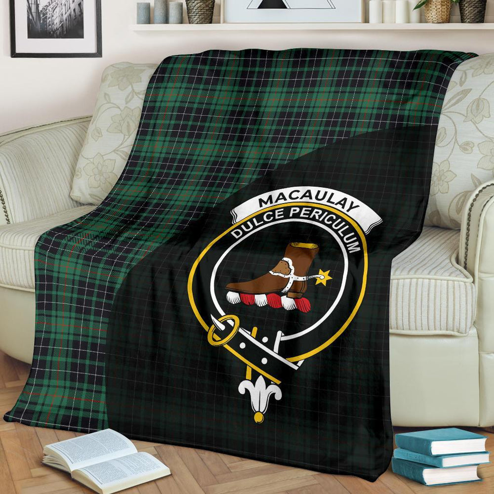 Clan MacAulay Hunting Ancient Tartan Crest Blanket Wave Style YR16 Clan MacAulay Tartan Today