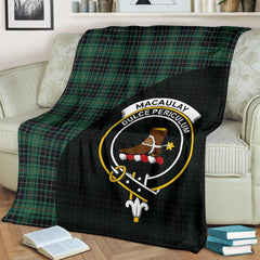 Clan MacAulay Hunting Ancient Tartan Crest Blanket Wave Style YR16 Clan MacAulay Tartan Today