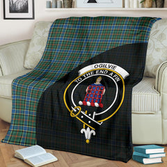 Clan Ogilvie Hunting Ancient Tartan Crest Blanket Wave Style DR67 Clan Ogilvie Tartan Today