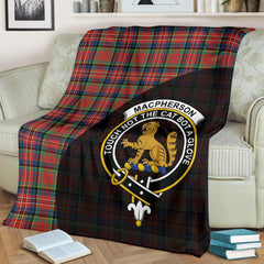 Clan MacPherson Ancient Tartan Crest Blanket Wave Style MS66 Clan MacPherson Tartan Today