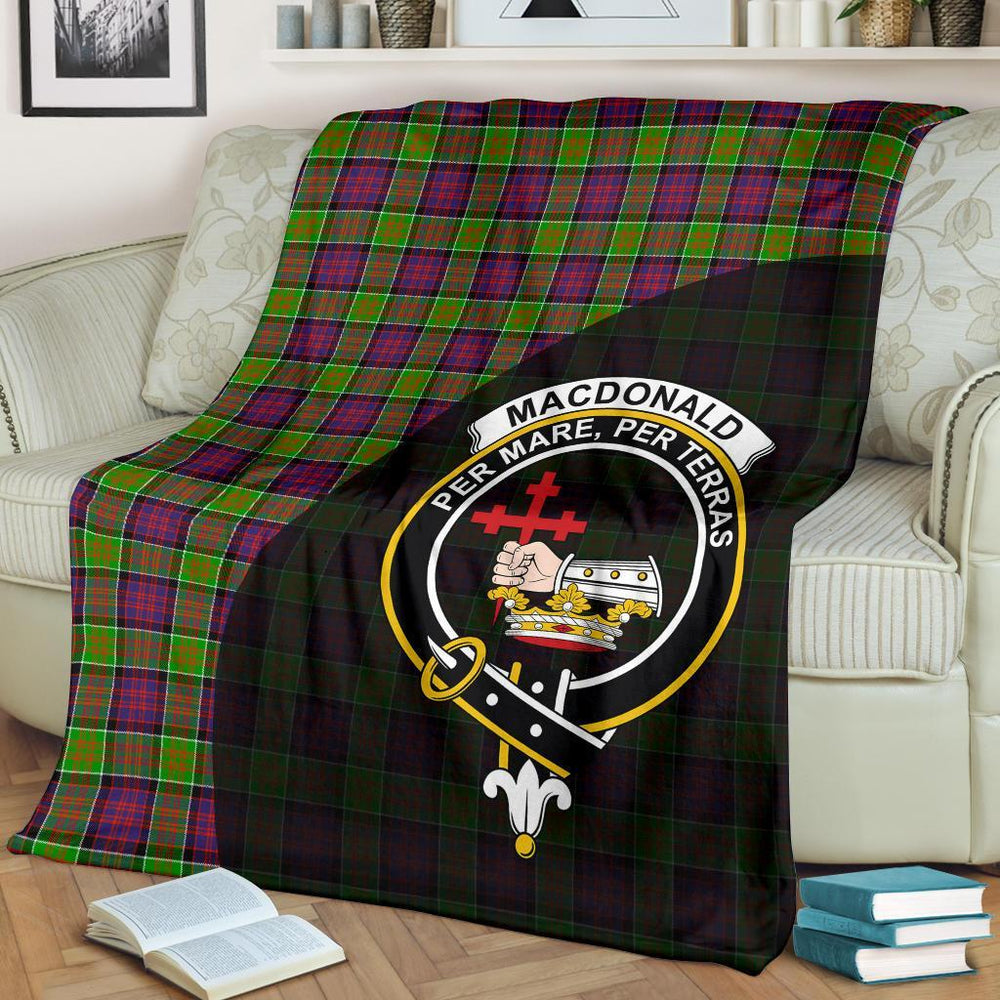 Clan MacDonald of Clanranald Tartan Crest Blanket Wave Style CF36 Clan MacDonald of Clanranald Tartan Today