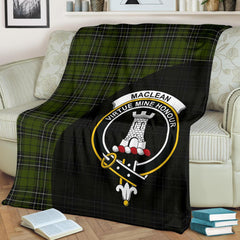 Clan MacLean Hunting Tartan Crest Blanket Wave Style FZ82 Clan Hall Tartan Today