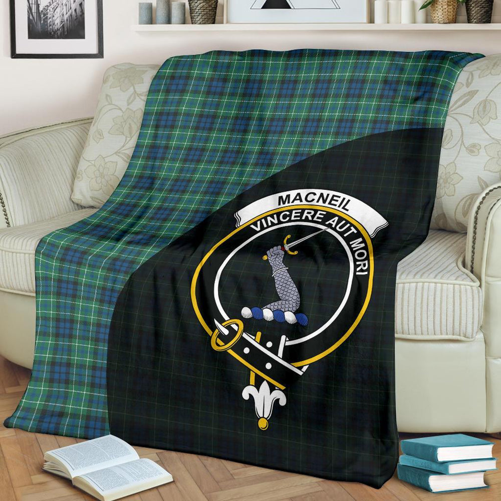 Clan MacNeill of Colonsay Ancient Tartan Crest Blanket Wave Style LD63 Clan MacNeil / MacNeill Tartan Today