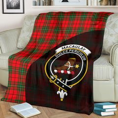 Clan MacAulay Modern Tartan Crest Blanket Wave Style ZB96 Clan MacAulay Tartan Today