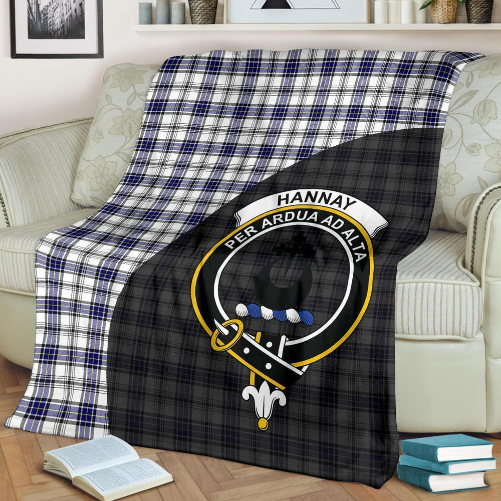 Clan Hannay Modern Tartan Crest Blanket Wave Style UA79 Clan Hannay Tartan Today
