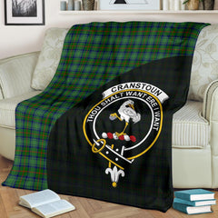 Clan Cranstoun Tartan Crest Blanket Wave Style ZC18 Clan Cranstoun Tartan Today