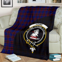 Clan Home Modern Tartan Crest Blanket Wave Style ME22 Clan Home/Hume Tartan Today