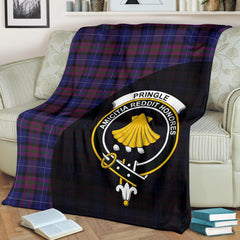 Clan Pride of Scotland Tartan Crest Blanket Wave Style SM53 Clan Hall Tartan Today