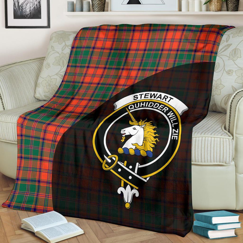 Clan Stewart of Appin Ancient Tartan Crest Blanket Wave Style WZ82 Clan Stewart of Appin Tartan Today