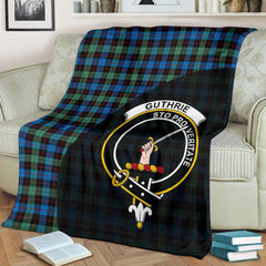 Clan Guthrie Ancient Tartan Crest Blanket Wave Style YM98 Clan Guthrie Tartan Today