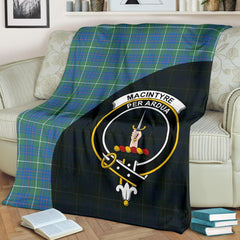 Clan MacIntyre Hunting Ancient Tartan Crest Blanket Wave Style UH37 Clan MacIntyre Tartan Today
