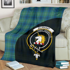 Clan Oliphant Ancient Tartan Crest Blanket Wave Style WE34 Clan Oliphant Tartan Today