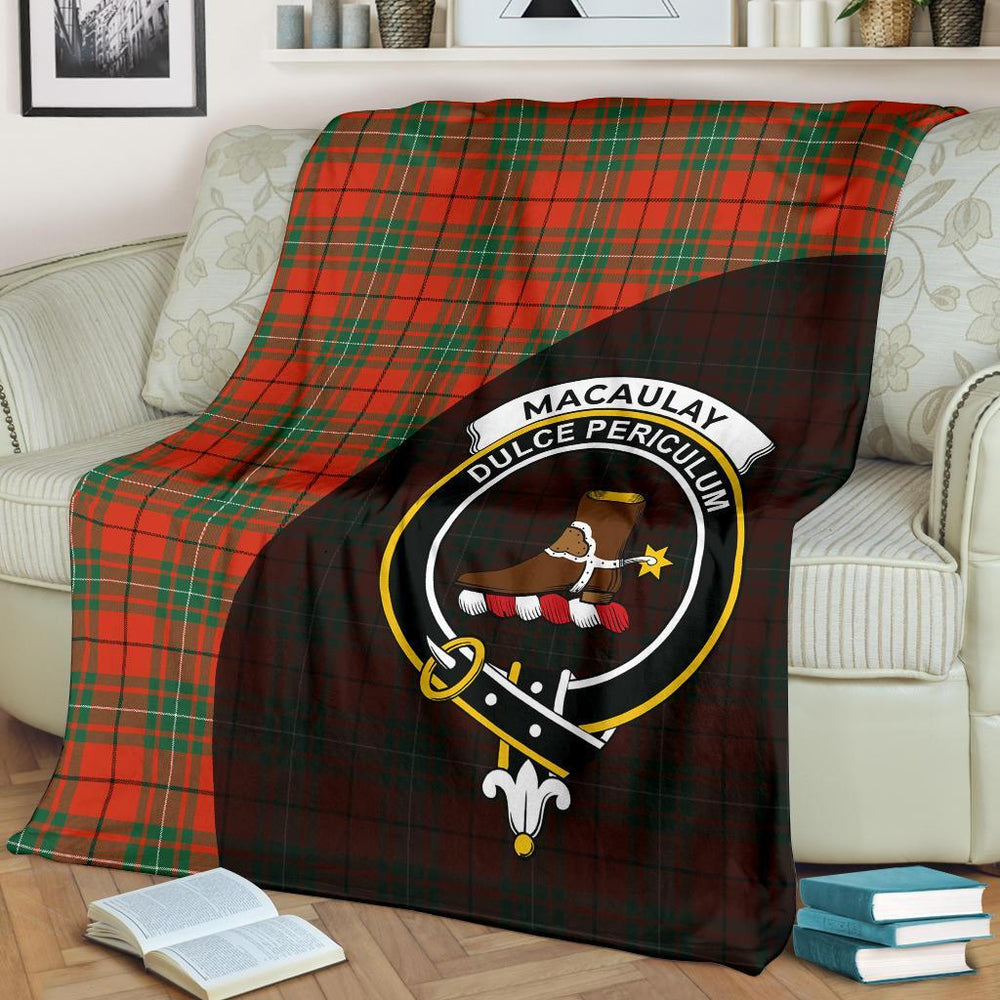 Clan Clan MacAulay Ancient Tartan Crest Blanket Wave Style IY34 Clan MacAulay Tartan Today