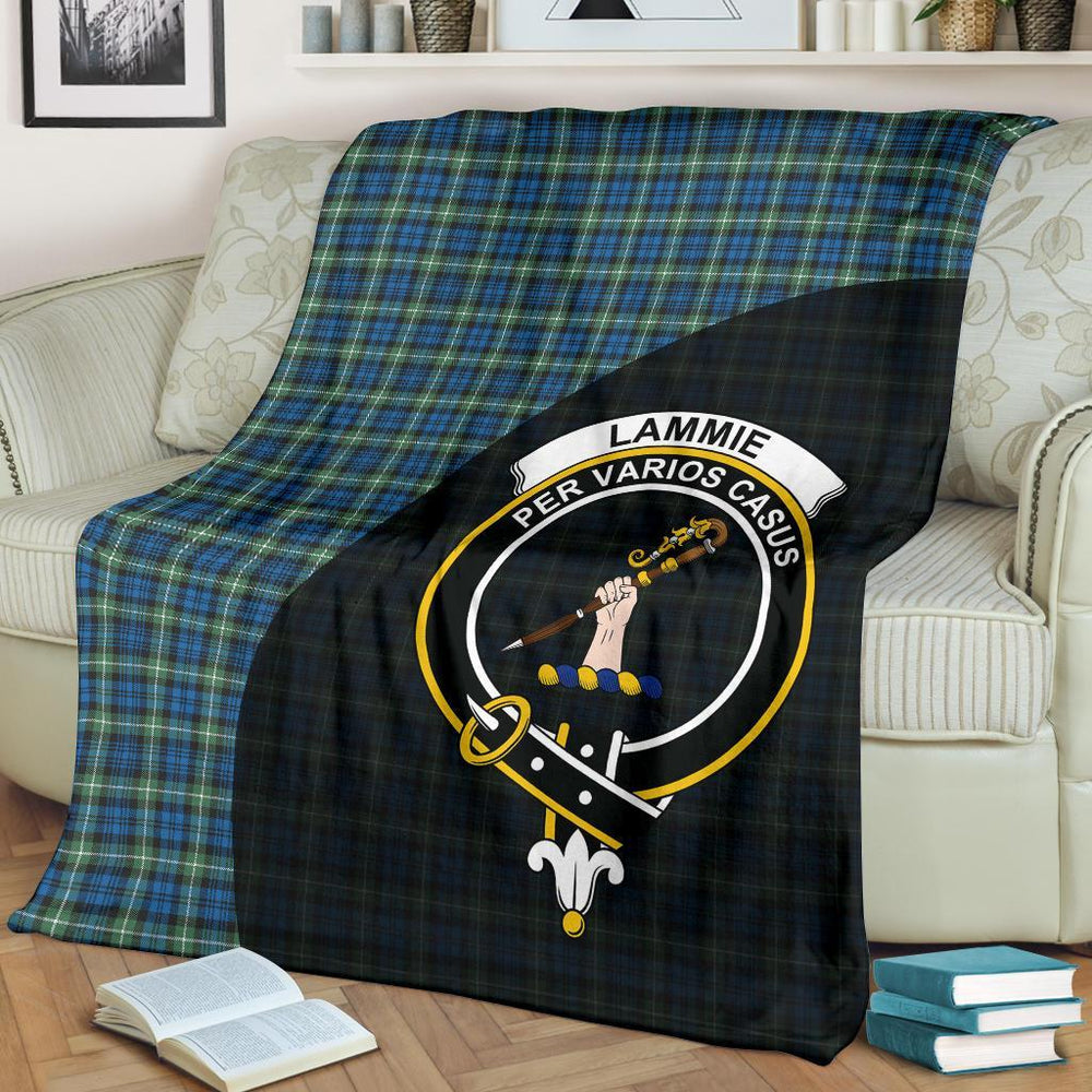 Clan Lamont Ancient Tartan Crest Blanket Wave Style MX78 Clan Lamont Tartan Today
