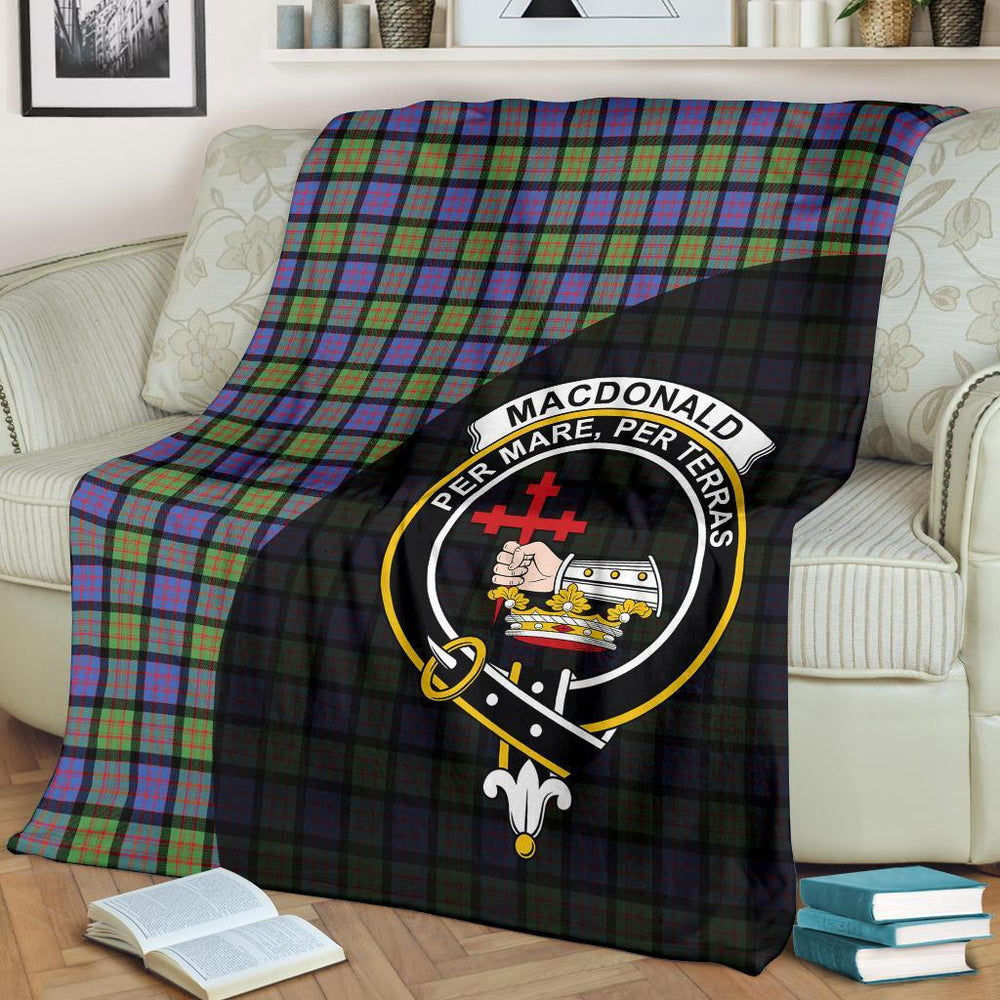Clan MacDonald Ancient Tartan Crest Blanket Wave Style BF55 Clan MacDonald Tartan Today