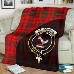 Clan MacDougall Modern Tartan Crest Blanket Wave Style RI65 Clan MacDougall Tartan Today