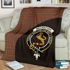 Clan MacKintosh Hunting Weathered Tartan Crest Blanket Wave Style VL98 Clan MacKintosh / MacIntosh Tartan Today