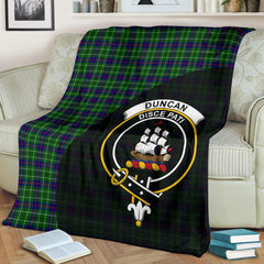 Clan Duncan Modern Tartan Crest Blanket Wave Style GP89 Clan Duncan Tartan Today