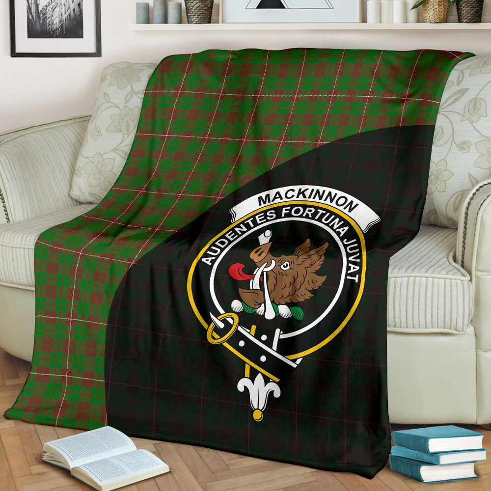Clan MacKinnon Hunting Modern Tartan Crest Blanket Wave Style NN51 Clan MacKinnon Tartan Today