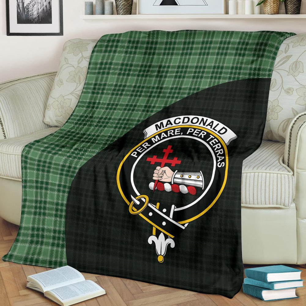 Clan MacDonald Lord of the Isles Hunting Tartan Crest Blanket Wave Style SR55 Clan MacDonald Tartan Today