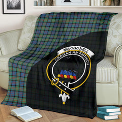 Clan MacDonnell Of Glengarry Ancient Tartan Crest Blanket Wave Style LX40 Clan Glen Tartan Today