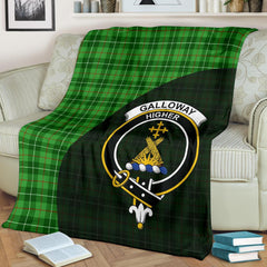 Clan Galloway District Tartan Crest Blanket Wave Style OO75 Clan Galloway Tartan Today