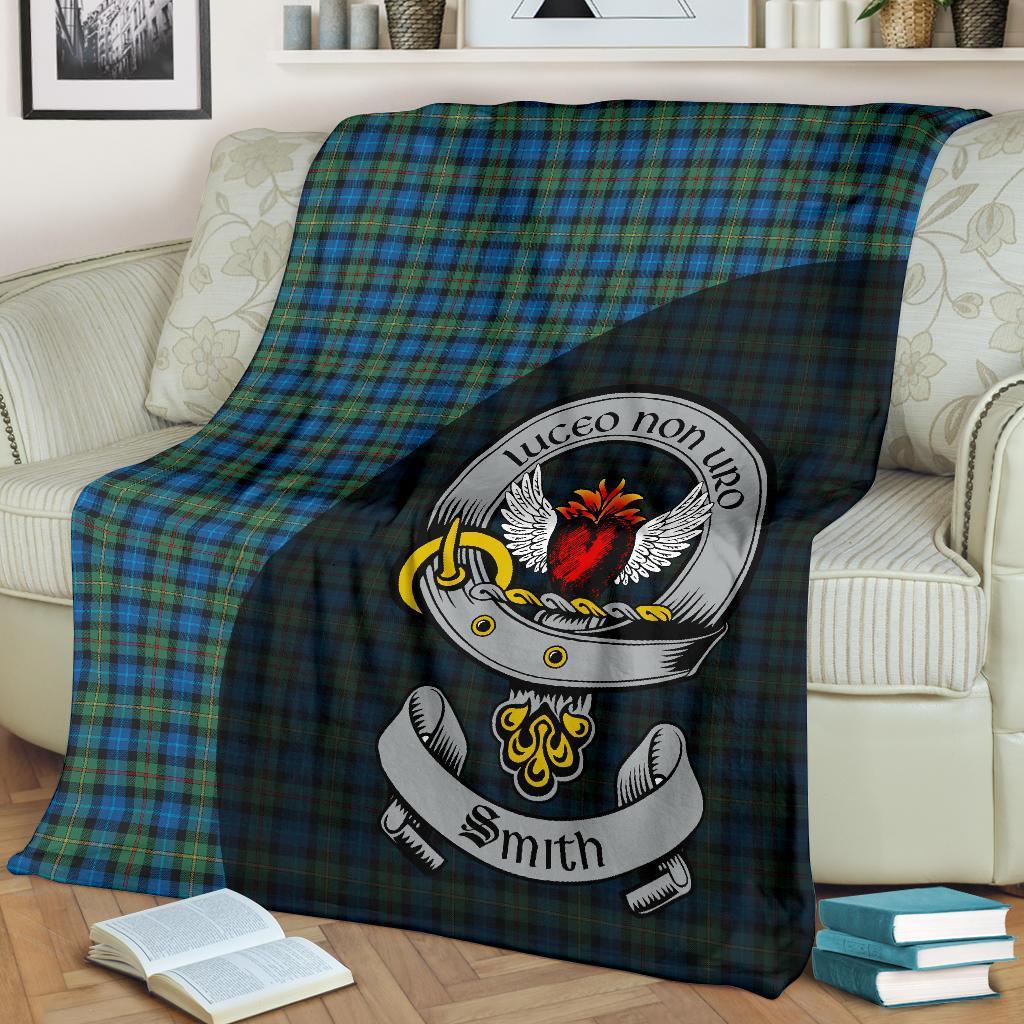 Clan Smith Ancient Tartan Crest Blanket Wave Style LG85 Clan Smith Tartan Today