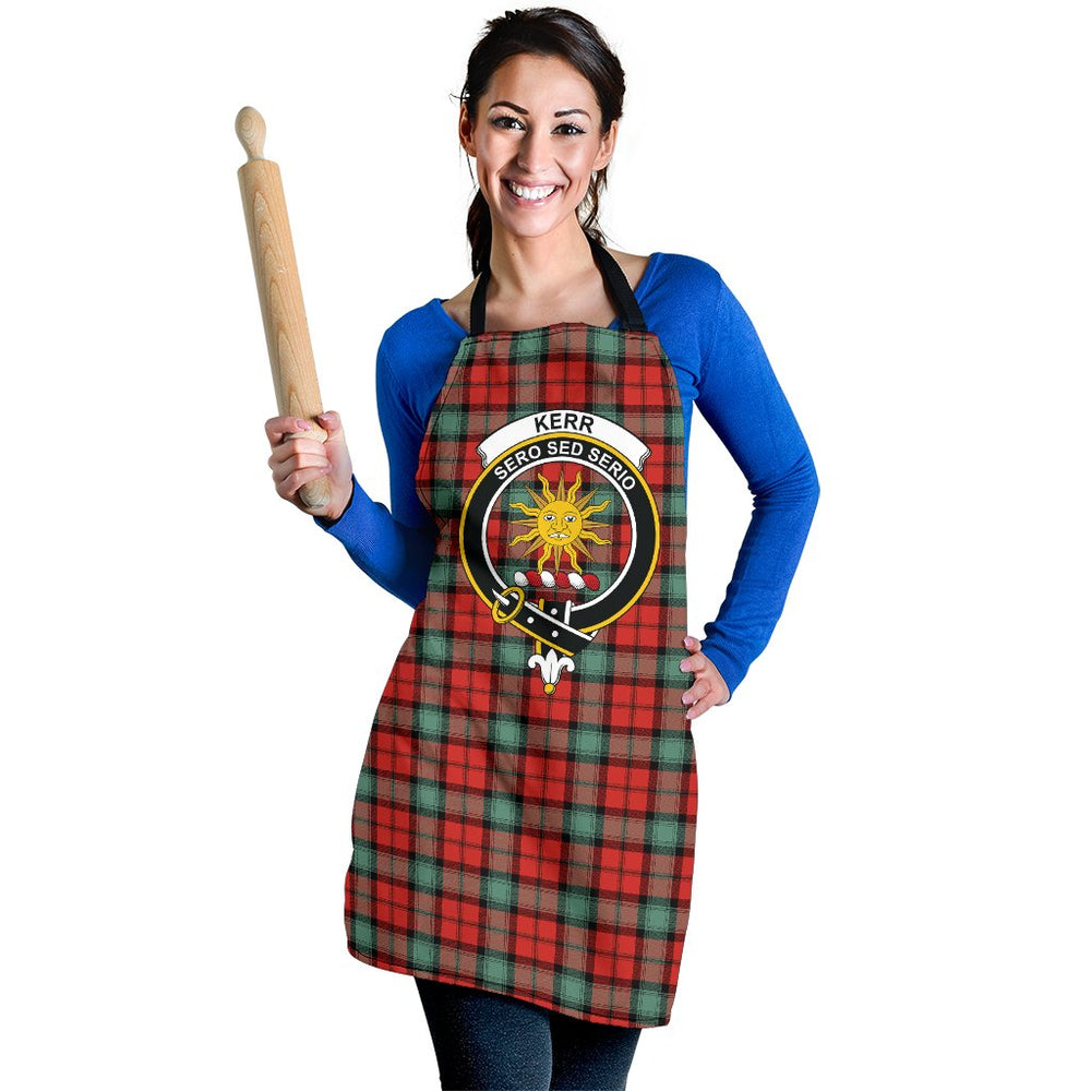 Clan Kerr Ancient Tartan Crest Apron NI81 Clan Kerr Tartan Today