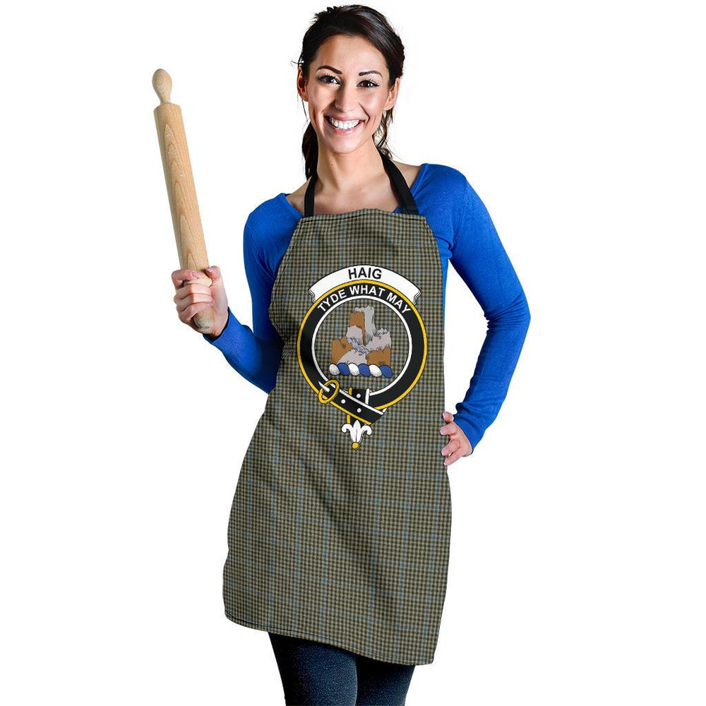 Clan Haig Check Tartan Crest Apron AX35 Clan Haig Tartan Today