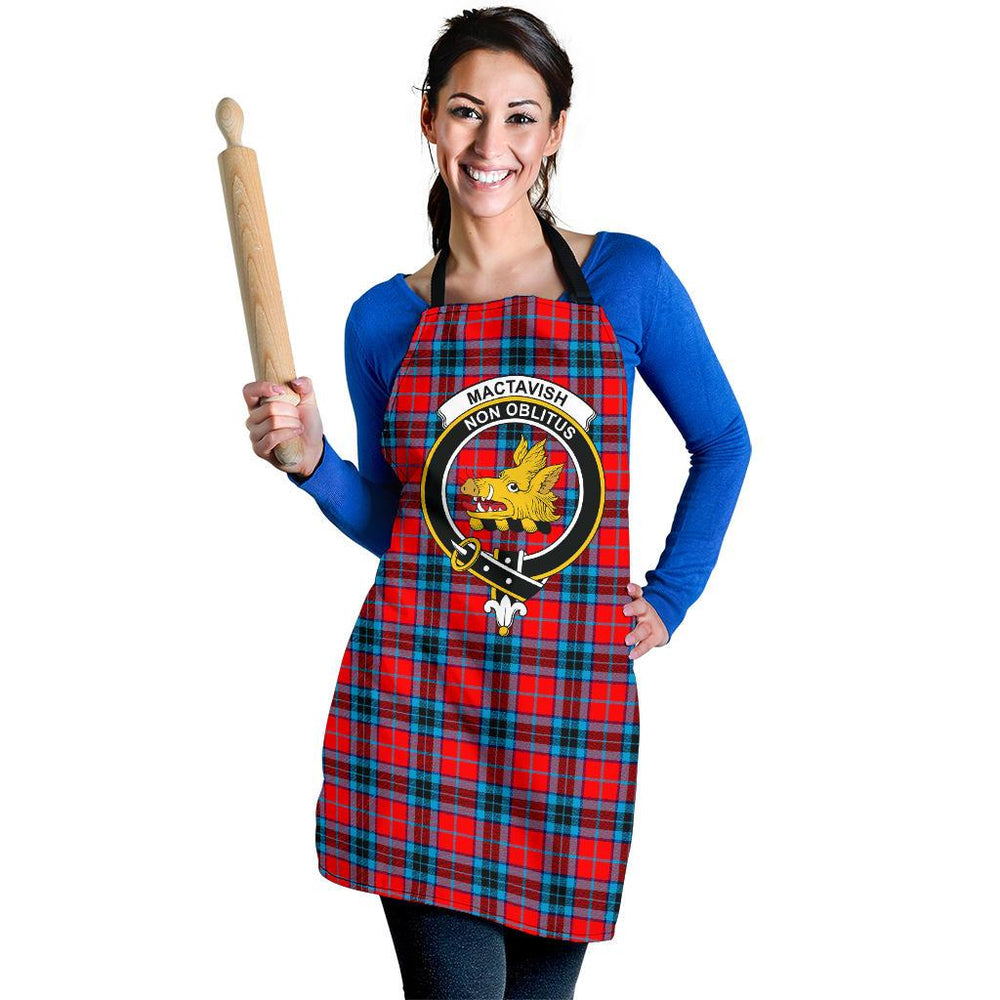 Clan MacTavish Modern Tartan Crest Apron IG32 Clan MacTavish Tartan Today