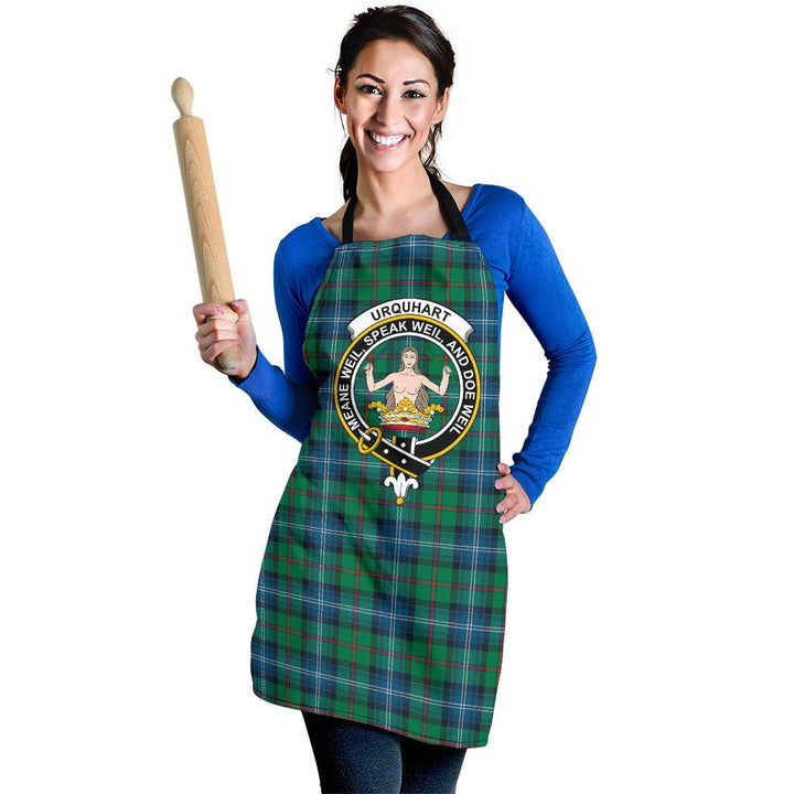 Clan Urquhart Ancient Tartan Crest Apron WS13 Clan Urquhart Tartan Today