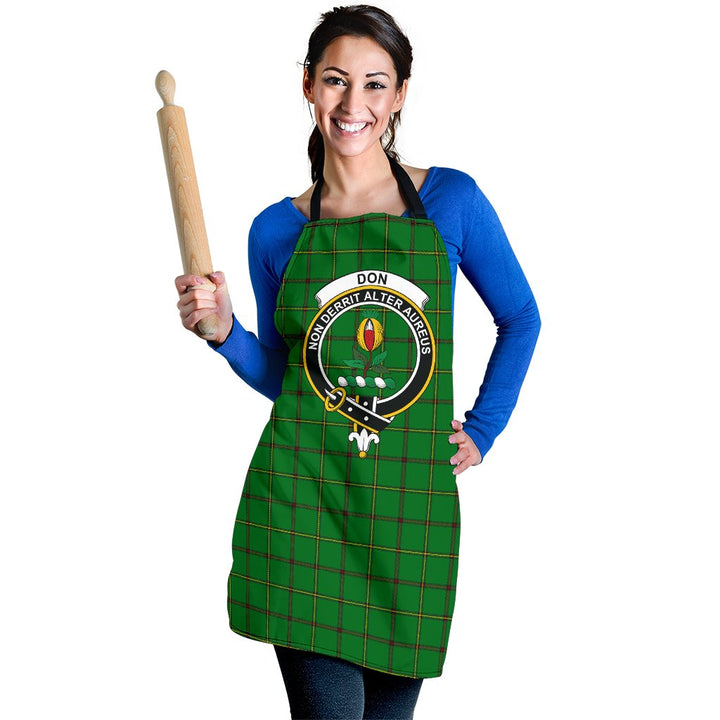 Clan Don (Tribe-of-Mar) Tartan Crest Apron KJ19 Clan Mar Tartan Today