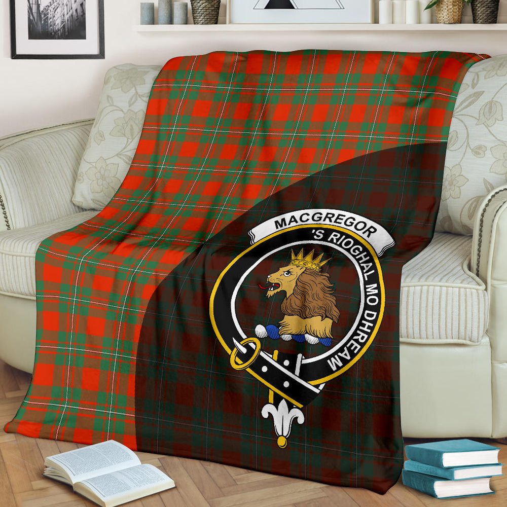 Clan MacGregor Ancient Tartan Crest Blanket Wave Style SPWS22 Clan MacGregor Tartan Today