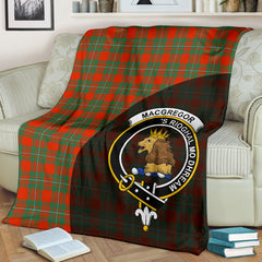 Clan MacGregor Ancient Tartan Crest Blanket Wave Style SPWS22 Clan MacGregor Tartan Today