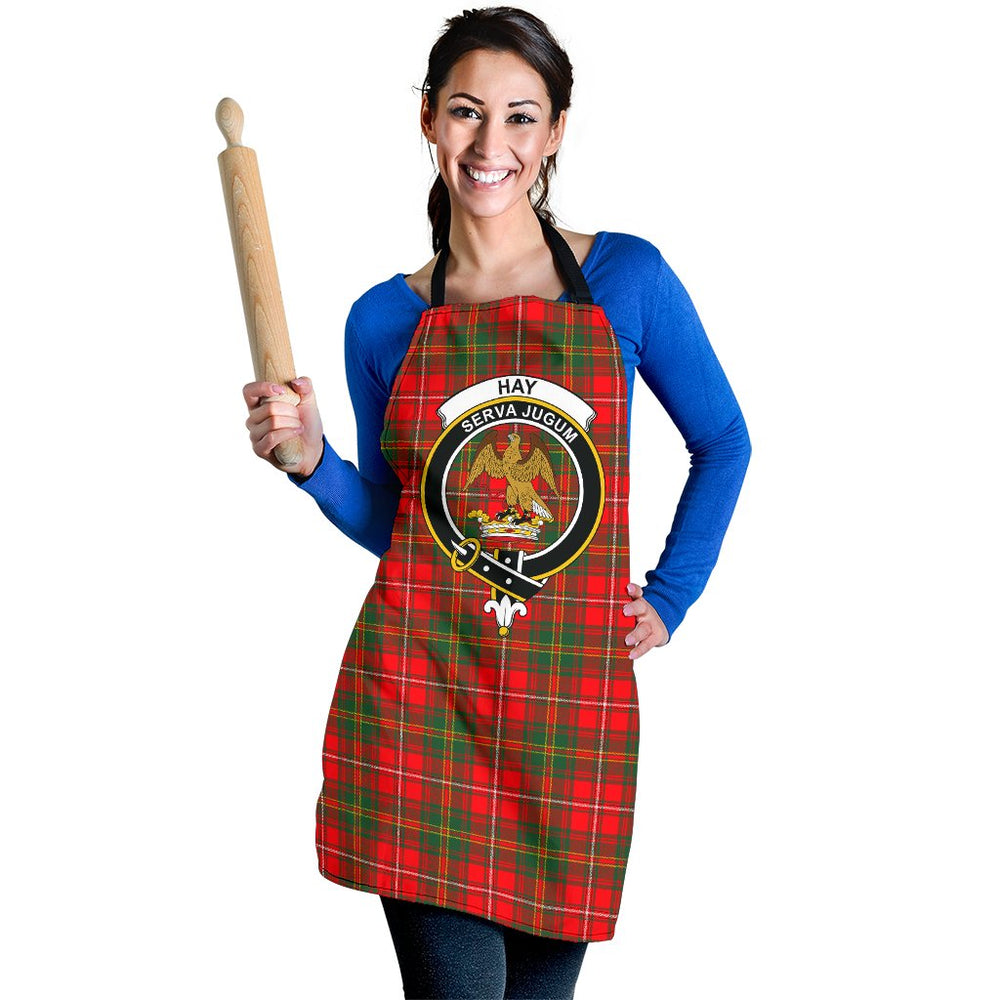 Clan Hay Modern Tartan Crest Apron VD39 Clan Hay Tartan Today