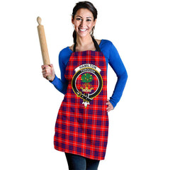 Clan Hamilton Modern Tartan Crest Apron BF45 Clan Hamilton Tartan Today