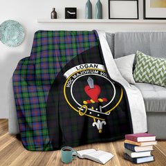 Clan Logan Ancient Tartan Crest BlanketsNU11 Clan Logan Tartan Today