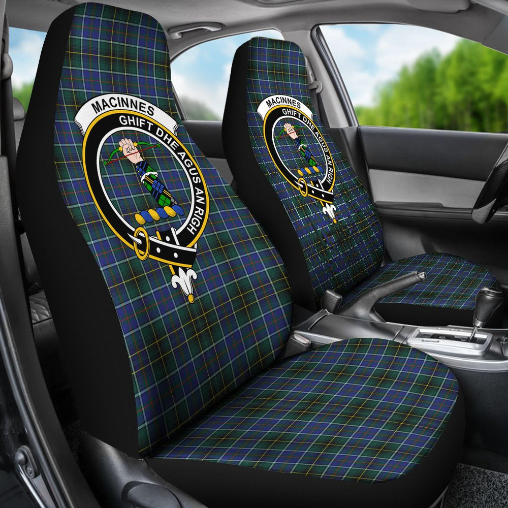 Clan MacInnes Modern Tartan Crest Car Seat Cover QW95 Clan MacInnes Tartan Today