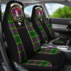 Clan Tailyour (Or Taylor) Tartan Crest Car Seat Cover OX62 Clan Taylor Tartan Today