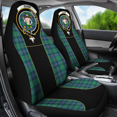 Clan Shaw Of Sauchie Tartan Crest Car Seat Cover - Special VersionZB40 Clan Shaw Tartan Today