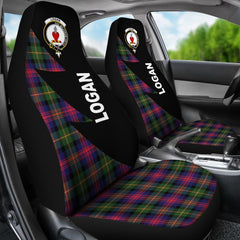 Clan Logan Tartan Crest Car Seat Cover - Flash StyleJN86 Clan Logan Tartan Today
