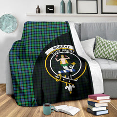 Clan Murray of Atholl Ancient Tartan Crest Blanket Wave Style FP50 Clan Murray Tartan Today