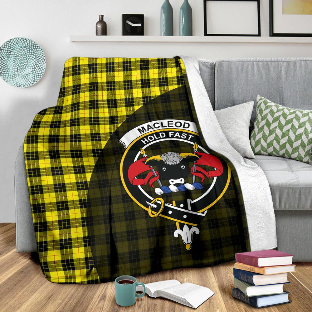 Clan MacLeod of Lewis Family Modern Tartan Crest BlanketSN19 Clan Hall Tartan Today