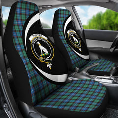 Clan Hunter Ancient Tartan Crest Circle Car Seat Cover RF35 Clan Hunter Tartan Today