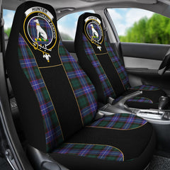 Clan Hunter Tartan Crest Circle Car Seat Cover BC30 Clan Hunter Tartan Today