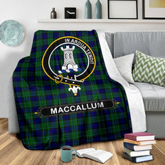 Clan MacCallum Tartan Crest BlanketsDB75 Clan MacCallum Tartan Today