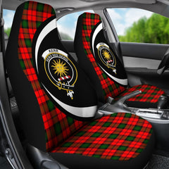 Clan Kerr Modern Tartan Crest Circle Style Car Seat Cover WR57 Clan Kerr Tartan Today