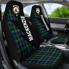 Clan Mackenzie Family Modern Tartan Crest Car Seat Cover - Flash StyleCS18 Clan MacKenzie Clan MacKenzie