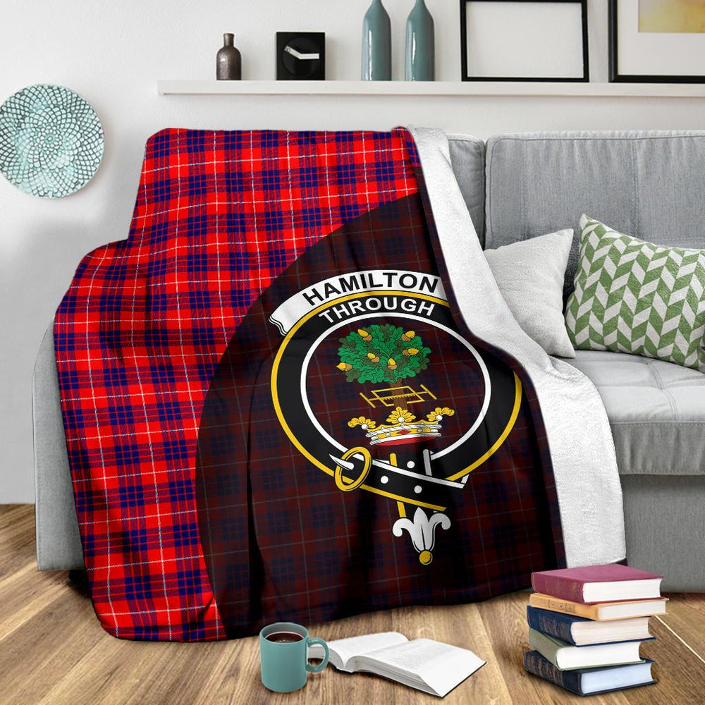 Clan Hamilton Family Modern Tartan Crest BlanketWQ64 Clan Hamilton Tartan Today