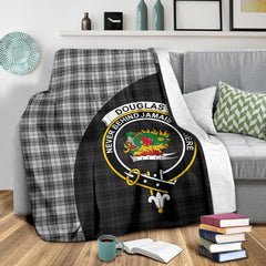 Clan Douglas Grey Modern Tartan Crest Blanket Wave Style GG98 Clan Douglas Tartan Today